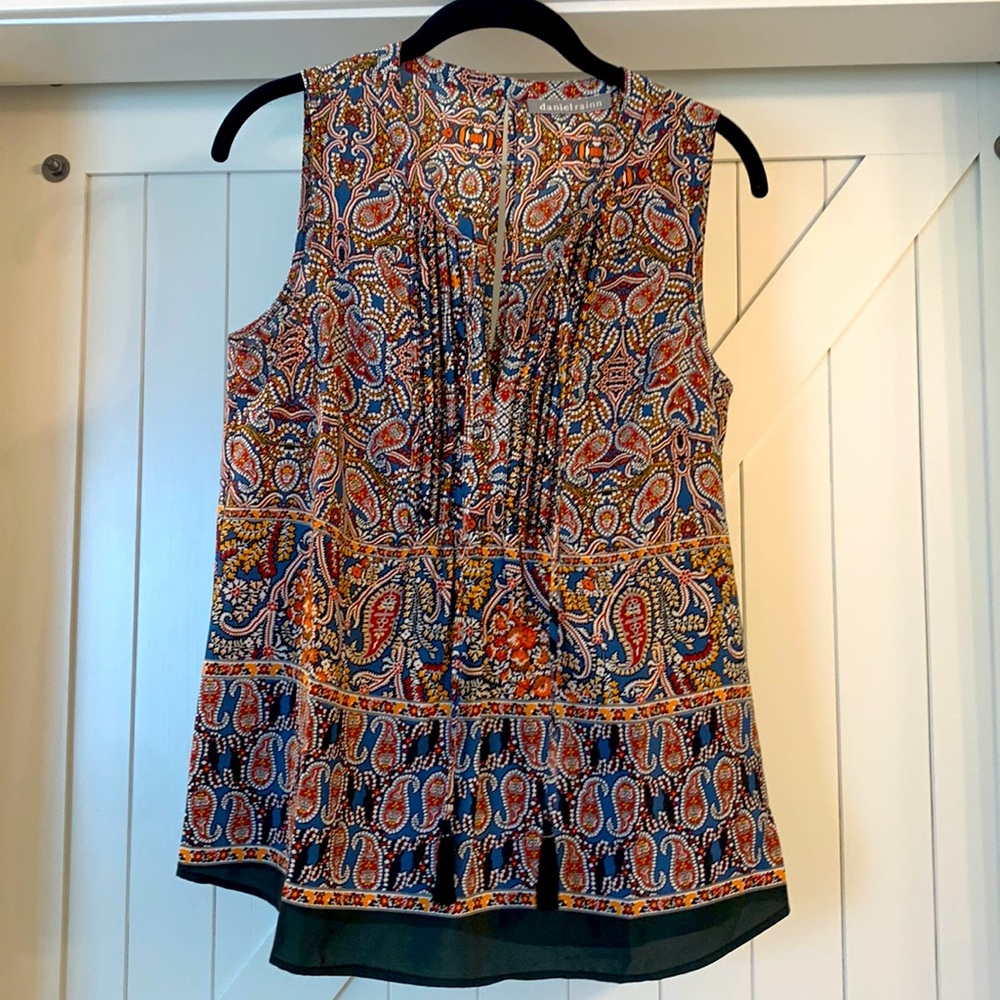 Floral paisley blouse